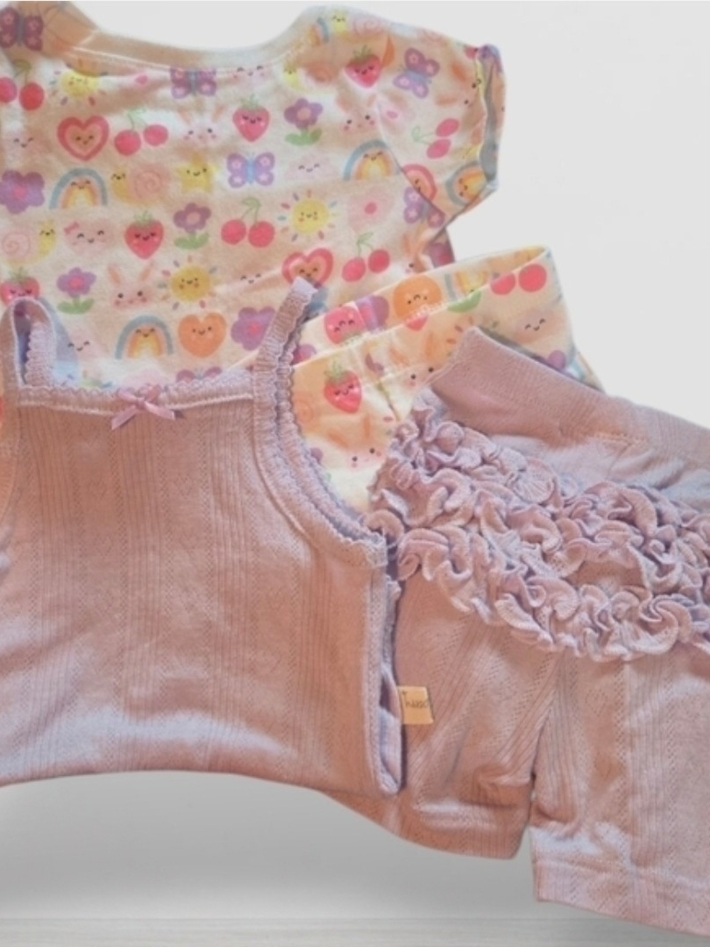 Milkberry & Garanimals Baby Girl Matching Outfits Set 3-6M NWOT